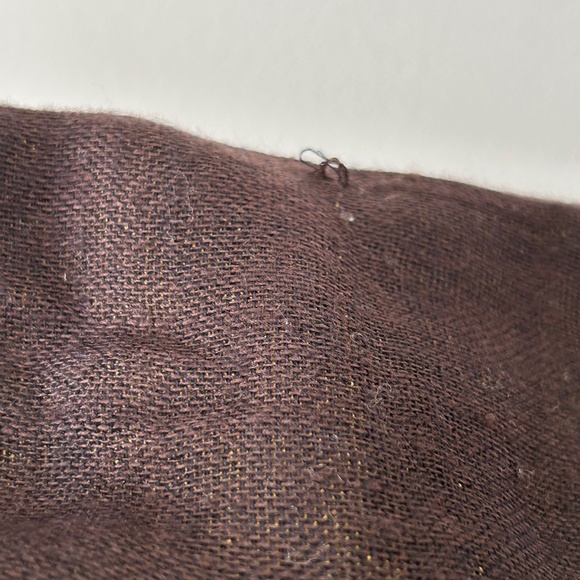 Reversible Butterfly Olive & Brown Scarf - Picture 14 of 16